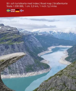 Södra Norge 1 syd EasyMap, 1:320 000