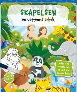 Skapelsen en vattenmålarbok
