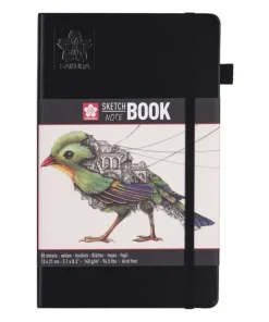Skissbok 13x21cm Sakura vitt papper