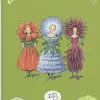 Skrivhäfte A5 Elsa Beskow Blomsterflickorna grön