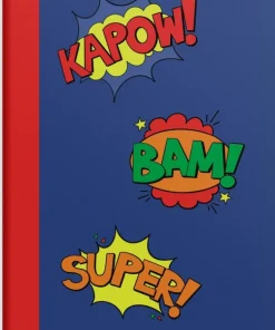 Skrivhäfte A6 olinjerad Kapow