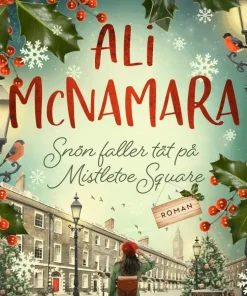 Snön faller tät på Mistletoe Square