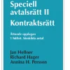Speciell avtalsrätt II : kontraktsrätt, Första häftet - Särskilda avtal