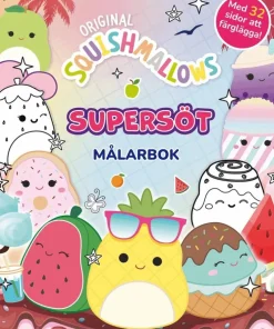 Squishmallows. Supersöt målarbok