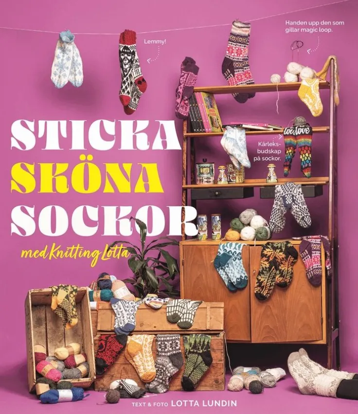 Sticka sköna sockor med Knitting Lotta