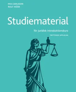 Studiematerial för Juridisk introduktionskurs