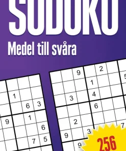 Sudoku : 256 sudokun, medel till svåra