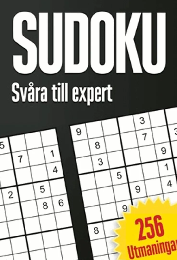 Sudoku : svåra till expert, 256 utmaningar
