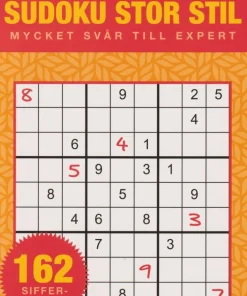 Sudoku Stor stil : Mycket svår till expert