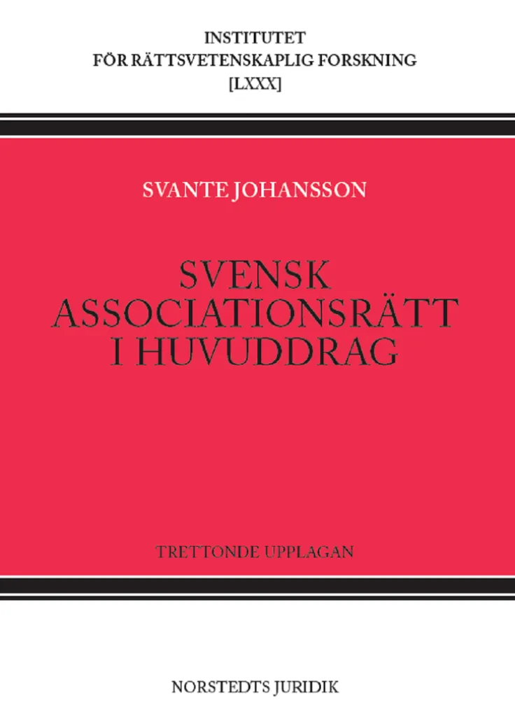 Svensk associationsrätt i huvuddrag