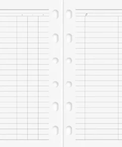 Systemkalender Compact konstläder svart