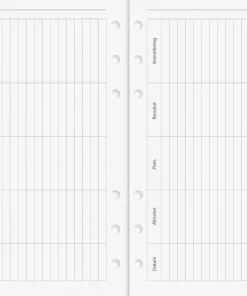 Systemkalender Regent konstläder svart
