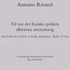 Tal om det franska språkets allmänna användning