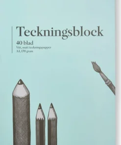 Teckningsblock A3 170g 40 blad