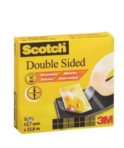 Tejp Scotch dubbelhäftande 22,8m x 12,7mm transparent