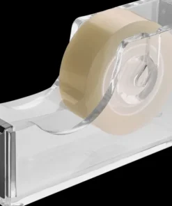 Tejphållare akryl transparent svart