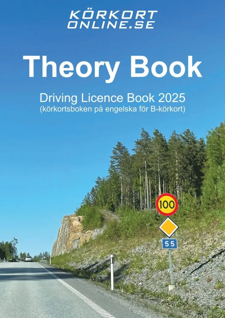 Theory Book : Driving Licence Book 2025 (körkortsboken på engelska för B-körkort)