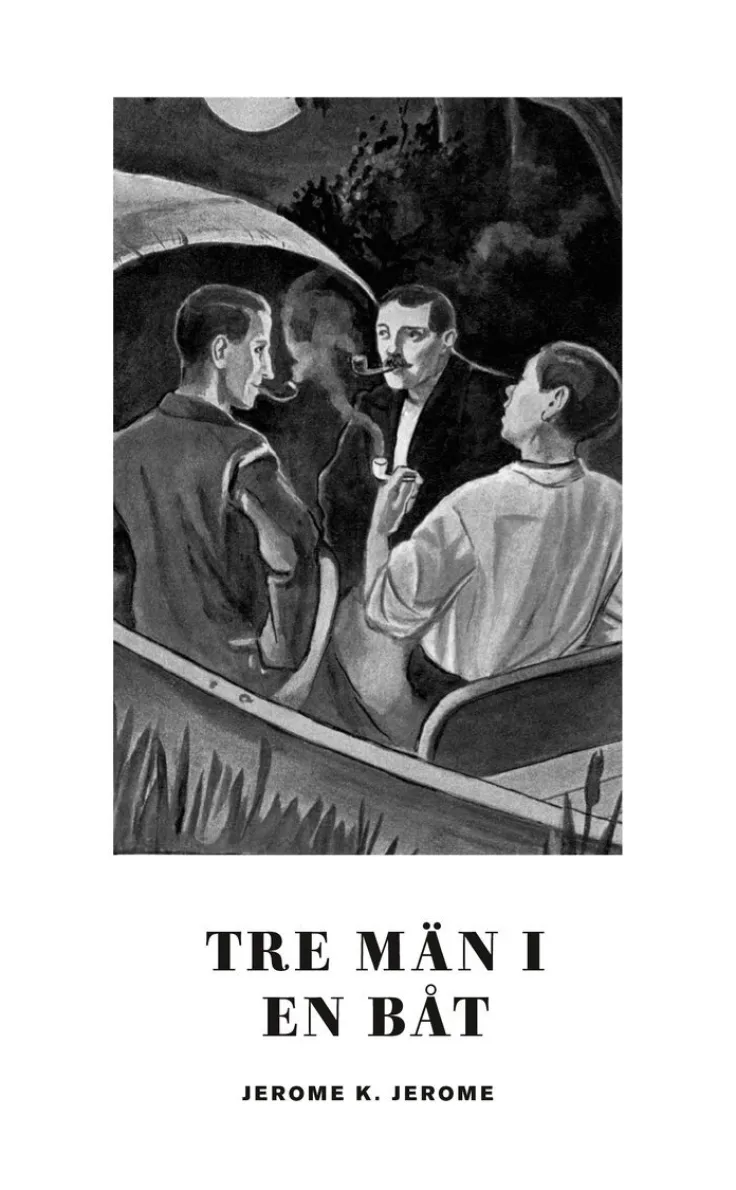 Tre män i en båt