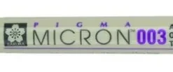 Tuschpenna Pigma Micron 003 svart