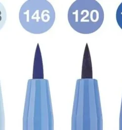 Tuschpenna PITT Artist Pen 8-pack blå The Blues