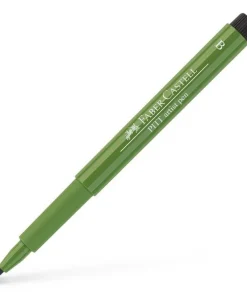 Tuschpenna PITT Artist Pen B olivgrön