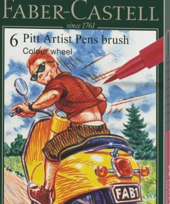 Tuschpenna PITT Artist Pen Brush 6-pack