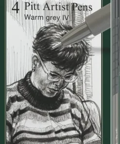 Tuschpenna PITT Artist Pen 4-pack 273 grå
