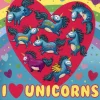 Unicorns Målarbok