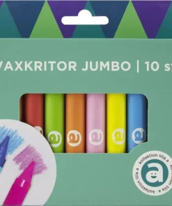 Vaxkritor Jumbo 10 färger