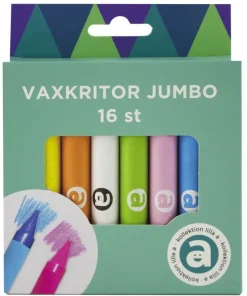 Vaxkritor Jumbo 16 färger