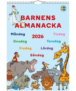 Väggkalender 2026 Barnens Almanacka