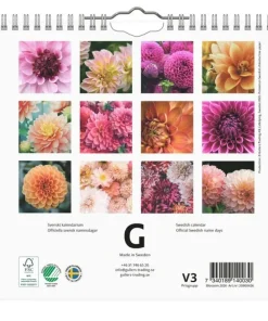 Väggkalender 2026 Blossom Mini