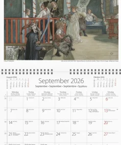 Väggkalender 2026 Carl Larsson