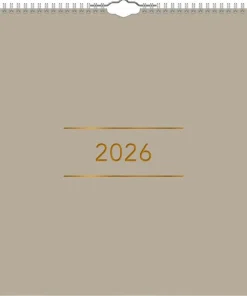 Väggkalender 2026 Clean