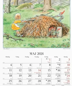 Väggkalender 2026 Elsa Beskow