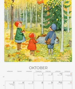 Väggkalender 2026 Elsa Beskow
