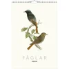 Väggkalender 2026 Fåglar