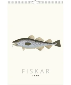 Väggkalender 2026 Fiskar