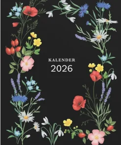 Väggkalender 2026 Illustrerad blomster