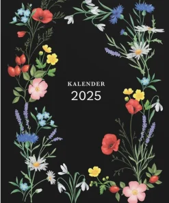 Väggkalender 2025 Illustrerad blomster