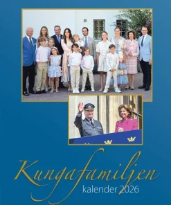 Väggkalender 2026 Kungafamiljen