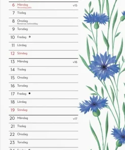 Väggkalender 2026 Lilla Blomsterkalendern