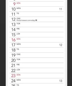 Väggkalender 2025 Lilla Miljökalendern Elegant