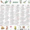 Väggkalender 2025 Lilla Naturalmanackan