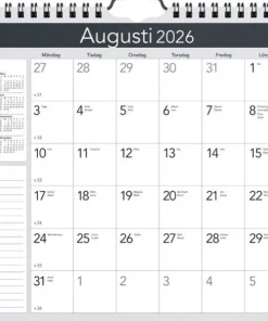 Väggkalender 2026 Miljökalendern Elegant