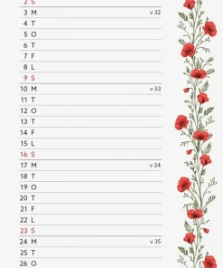Väggkalender 2026 Mini Duo