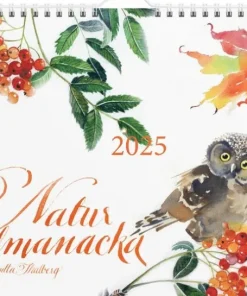Väggkalender 2025 Naturalmanacka