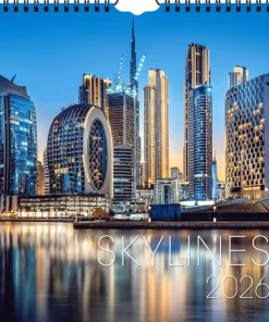 Väggkalender 2026 Skylines