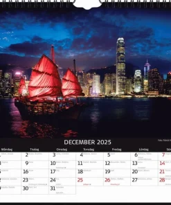 Väggkalender 2025 Skylines