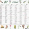 Väggkalender 2026 Stora Naturalmanackan